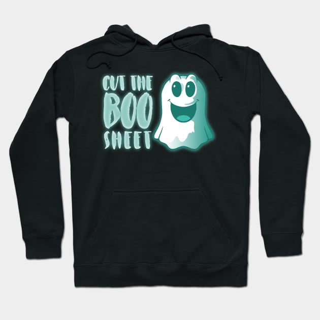 Cut the Boo Sheet Ghost Funny Halloween Costume T-shirt Hoodie by TonTomDesignz